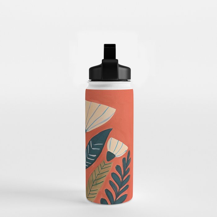 Folk Botanical Bloom Water Bottle Gallery Image 2