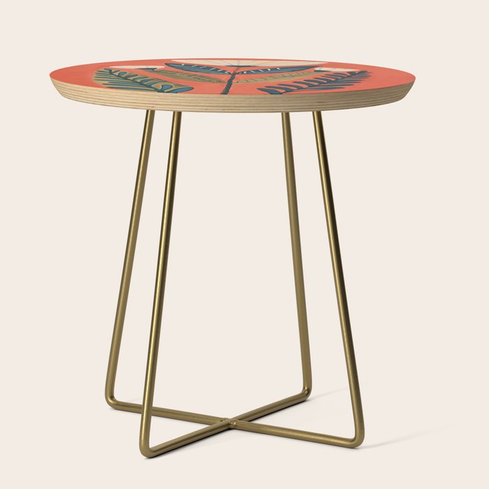 Folk Botanical Bloom Side Table Gallery Image 1