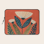 Folk Botanical Bloom Laptop Sleeve Gallery Image 1