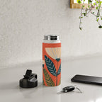 Folk Botanical Bloom Water Bottle Gallery Image 4