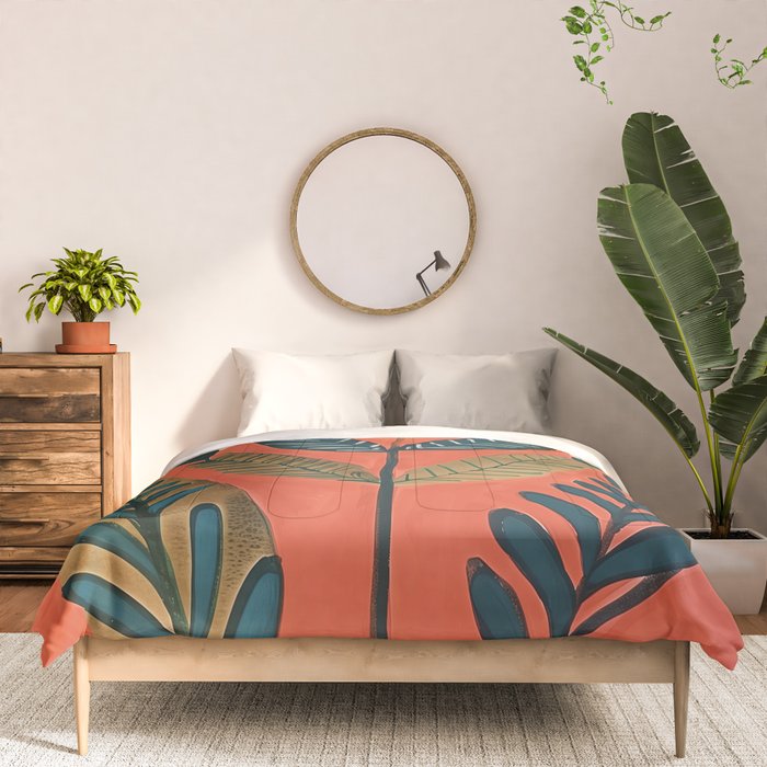 Folk Botanical Bloom Comforter Gallery Image 3