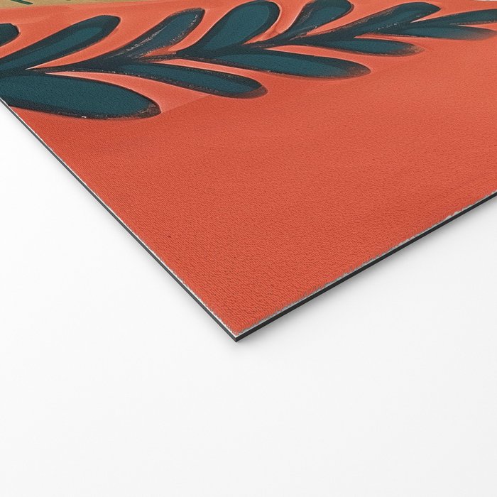 Folk Botanical Bloom Welcome Mat Gallery Image 2