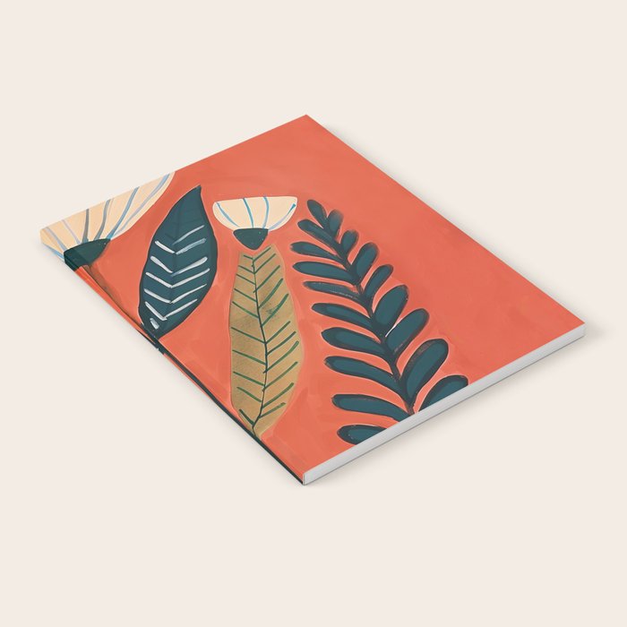 Folk Botanical Bloom Notebook Gallery Image 1
