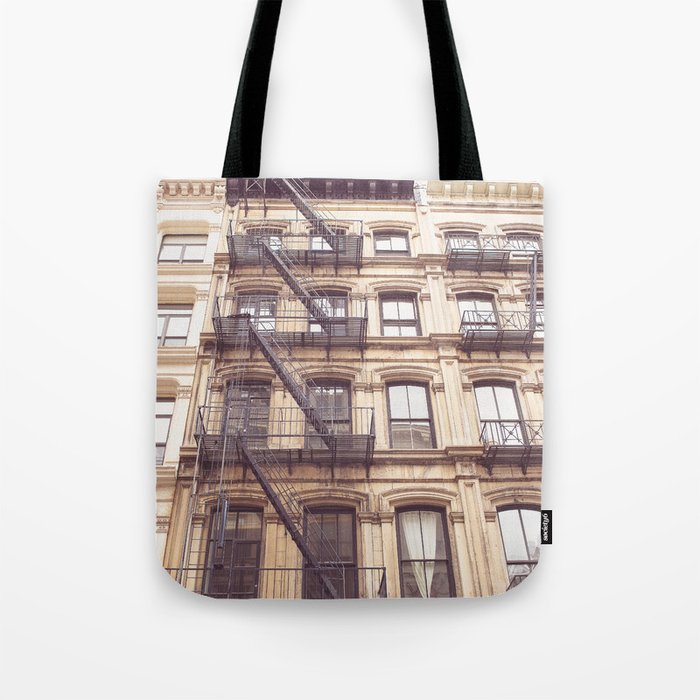 SoHo New York City Architecture Photography Tote Bag Gallery Image 1