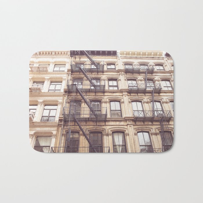 SoHo New York City Architecture Photography Bath Mat Gallery Image 1