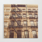 SoHo New York City Architecture Photography Wood Wall Art Gallery Image 1