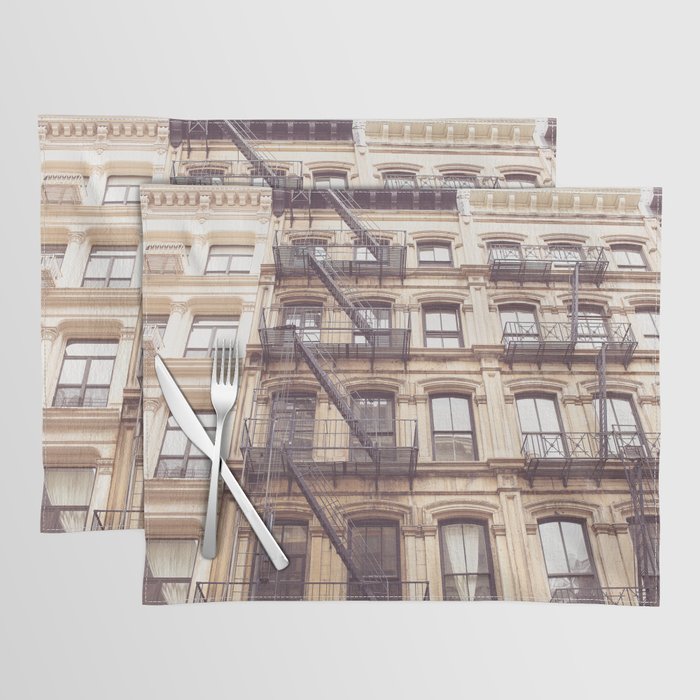 SoHo New York City Architecture Photography Placemat Gallery Image 1