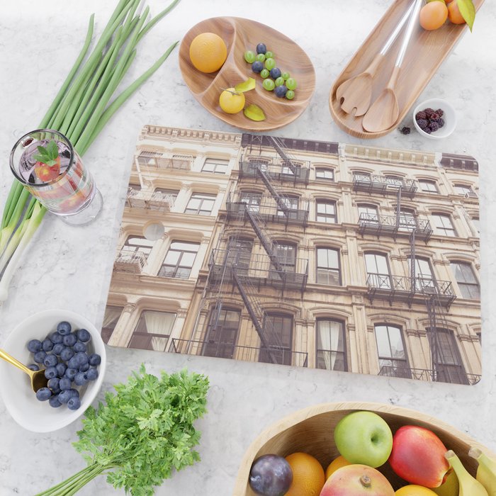 SoHo New York City Architecture Photography Cutting Board Gallery Image 2