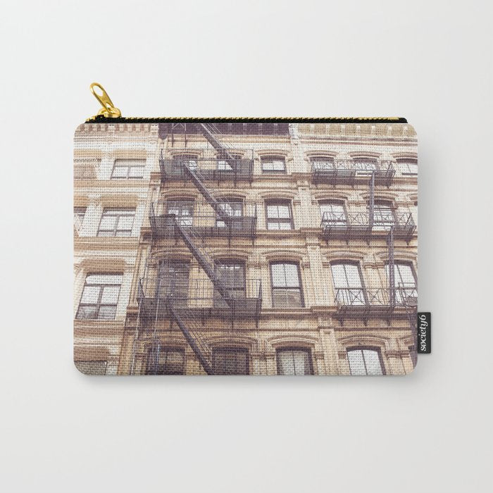 SoHo New York City Architecture Photography Carry All Pouch Gallery Image 1