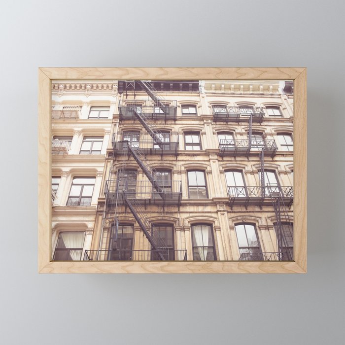 SoHo New York City Architecture Photography Mini Art Print Gallery Image 1