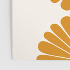 Retro Daisy Abstract V Golden Yellow Bold Floral Poster Gallery Image 3