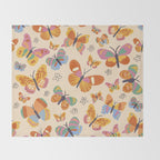 Butterflies Throw Blanket Gallery Image 2
