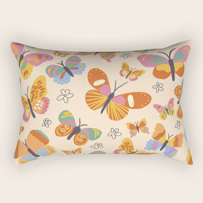 Butterflies Rectangular Pillow Gallery Image 2