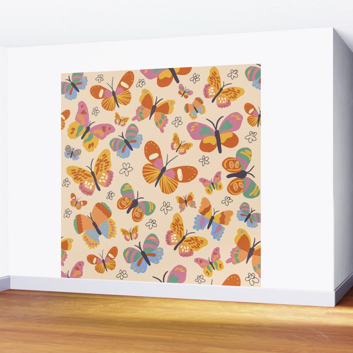 Butterflies Wall Mural Gallery Image 2