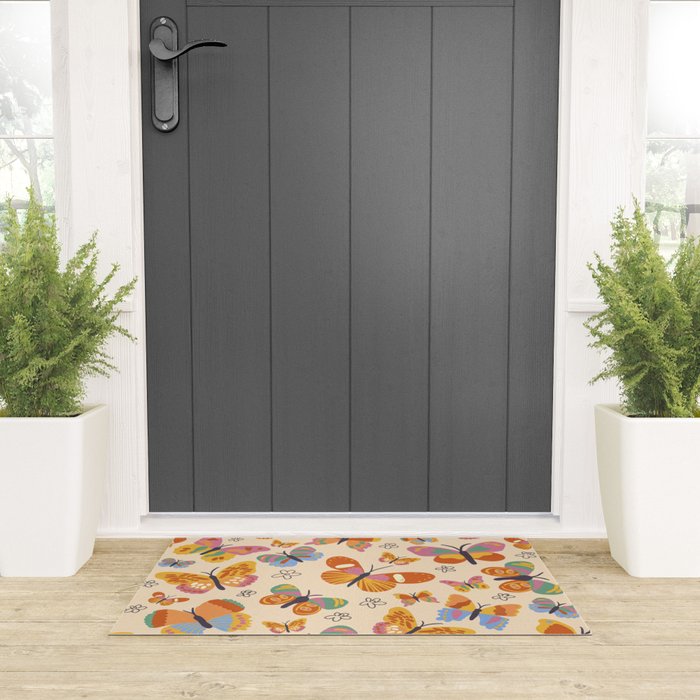 Butterflies Welcome Mat Gallery Image 3