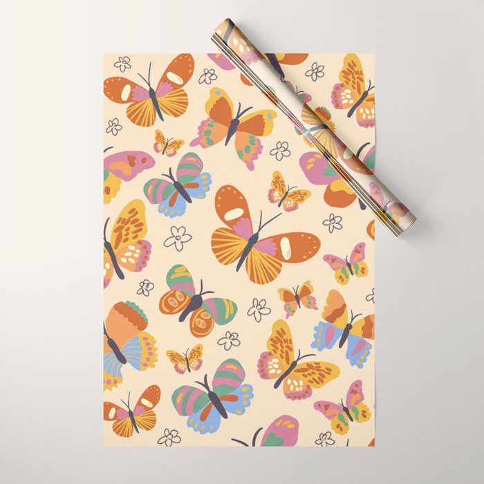 Butterflies Wrapping Paper Gallery Image 1