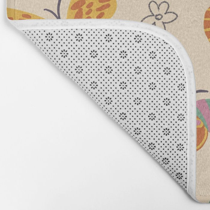 Butterflies Bath Mat Gallery Image 2