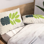 Black Pearl Vase & Spring Bud Leaves: Vases & Stuff 02 Pillow Sham Gallery Image 2