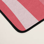 Retro Liquid Swirl Abstract Pattern Cherry Red Pink Desk Mat Gallery Image 4