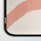 Terracotta Mid Century Abstract Rainbow Arches Laptop Sleeve Gallery Image 3