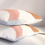 Terracotta Mid Century Abstract Rainbow Arches Pillow Sham Gallery Image 3