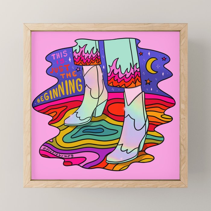 Just the Beginning Mini Art Print Gallery Image 1