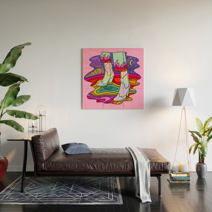 Just the Beginning Wood Wall Art Gallery Image 2