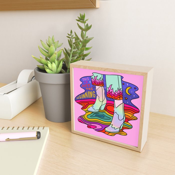 Just the Beginning Mini Art Print Gallery Image 2