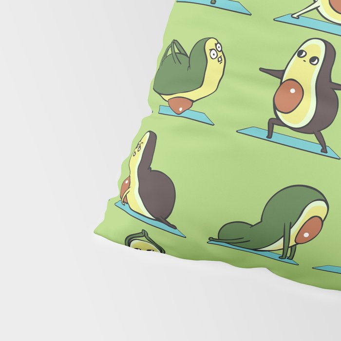 Avocado Yoga Pillow Sham Gallery Image 4