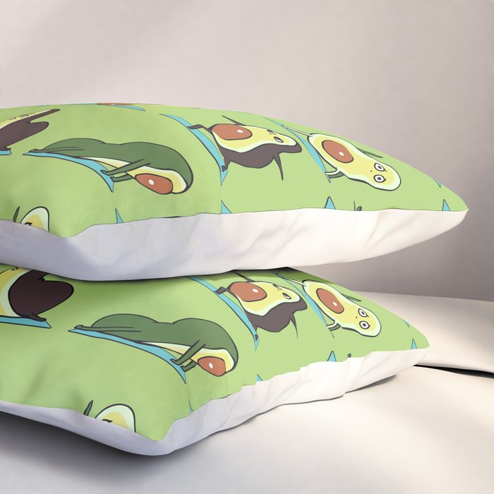 Avocado Yoga Pillow Sham Gallery Image 3