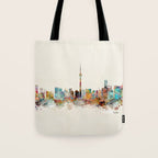 Toronto Ontario skyline Tote Bag Gallery Image 1