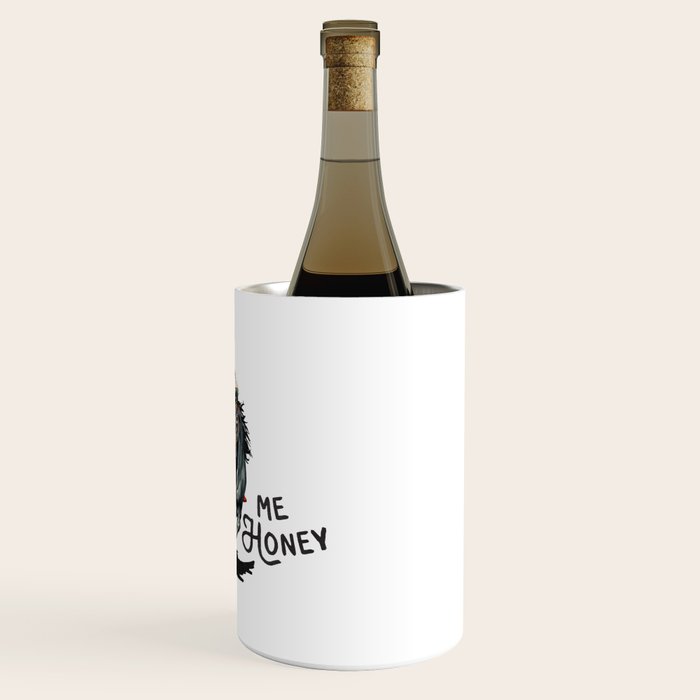 "Don't Call Me Honey" Cowgirl On Horseback Shooting a Rattlesnake Wine Chiller Gallery Image 3