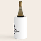"Don't Call Me Honey" Cowgirl On Horseback Shooting a Rattlesnake Wine Chiller Gallery Image 3