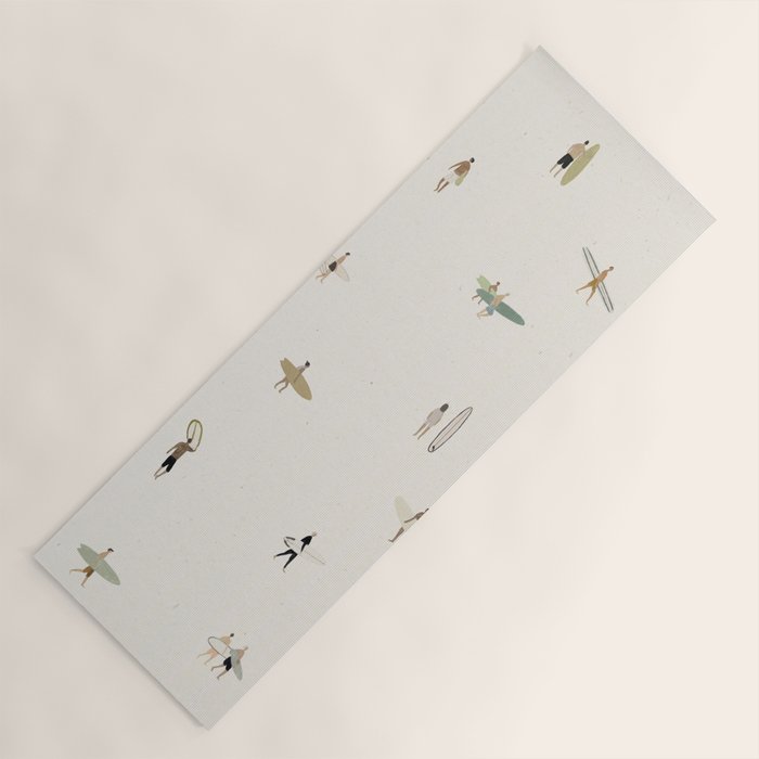 Tiny Surfers Yoga Mat Gallery Image 1