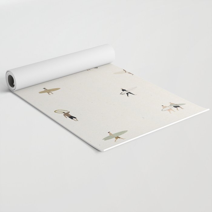 Tiny Surfers Yoga Mat Gallery Image 2