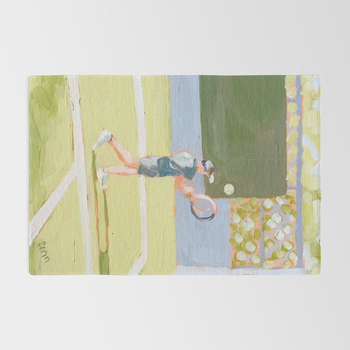Tennis Player Rug Gallery Image 2