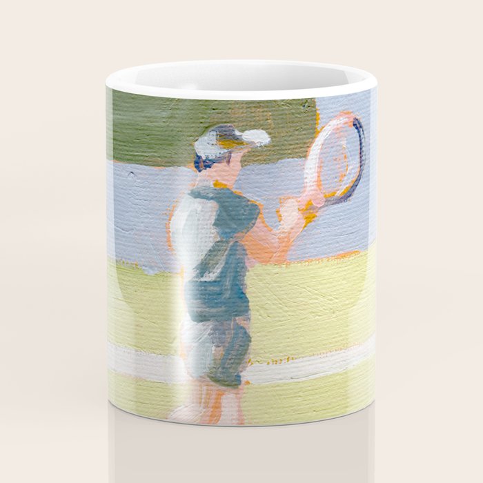 Tennis Player Coffee Mug Gallery Image 4