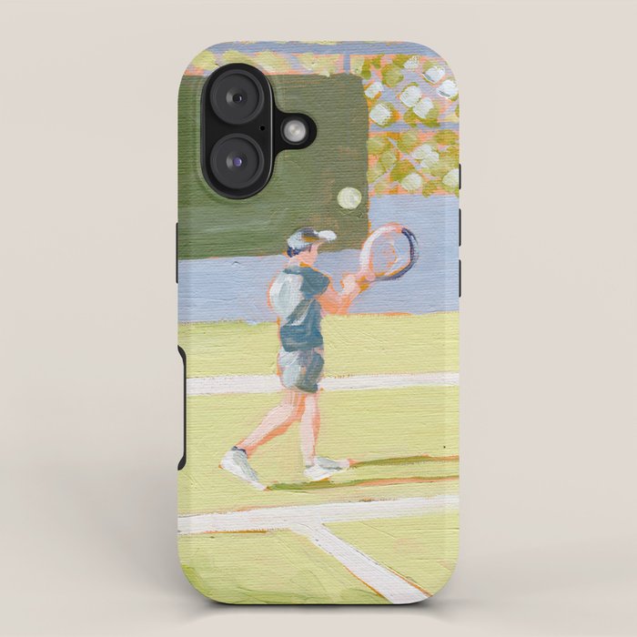 Tennis Player iPhone Case Gallery Image 1