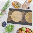 Gold Moon Phases Cutting Board Gallery Image 2