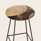 Gold Moon Phases Stool Gallery Image 2