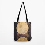 Gold Moon Phases Tote Bag Gallery Image 2