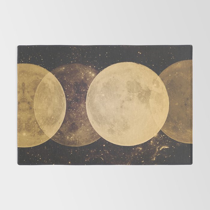 Gold Moon Phases Rug Gallery Image 2