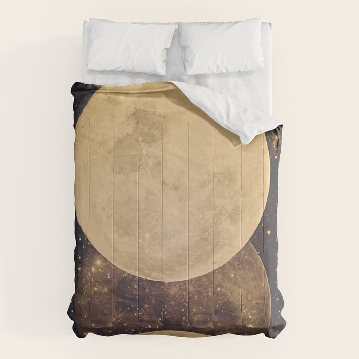 Gold Moon Phases Comforter Gallery Image 1