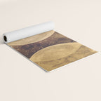 Gold Moon Phases Yoga Mat Gallery Image 2
