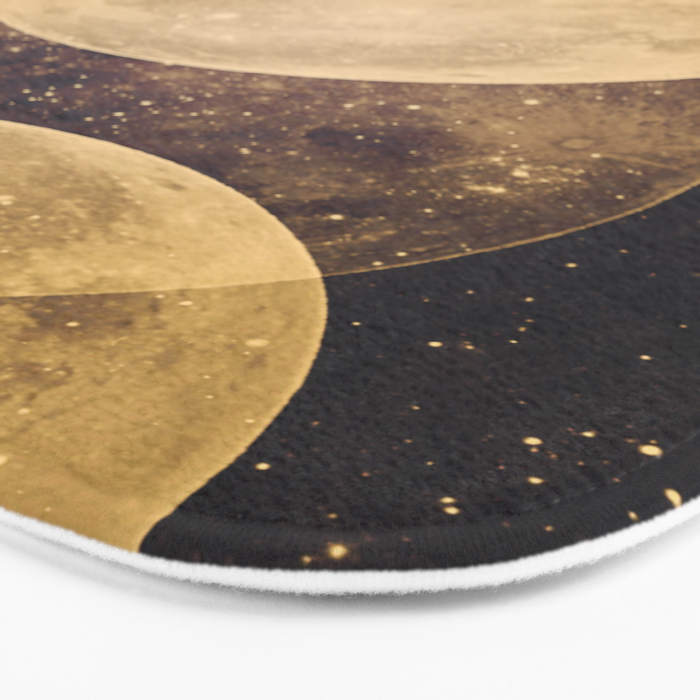 Gold Moon Phases Bath Mat Gallery Image 3