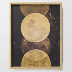 Gold Moon Phases Serving Tray Gallery Image 1