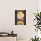 Gold Moon Phases Poster Gallery Image 2
