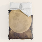 Gold Moon Phases Duvet Cover Gallery Image 6
