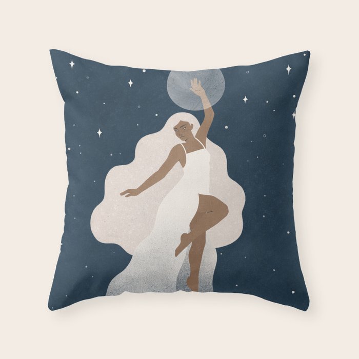 anatomy of a shooting star Throw Pillow Gallery Image 6