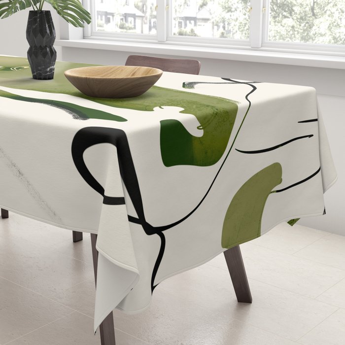 Abstract Minimal Horse Tablecloth Gallery Image 3